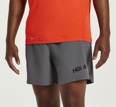 Hoka One One Glide 5" Short - Bermudas Homem Castlerock | PT-0xGKR1S